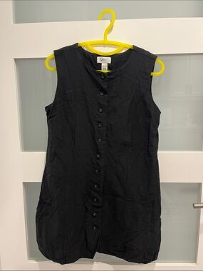 Japna Sleeveless Button-Front Dress